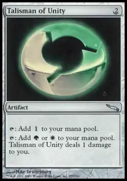 1x TALISMAN OF UNITY - Mirrodin - MTG - Magic the Gathering - NM - Image 1