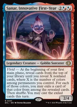 Sanar, Innovative First-Year (EX/NM) Vivid MTG Discount: 5+ Magic Singles - Image 1
