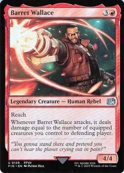 Barret Wallace (Foil) 584 -FINAL FANTASY - NM - Image 1