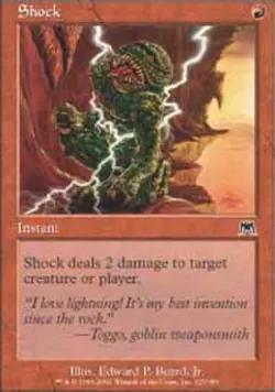 4x Shock ~ Lightly Played Onslaught MTG Magic x4 4 UltimateMTG Playset Red Card - Image 1
