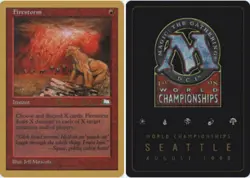 Firestorm - Brian Selden - 1998 ~ Moderately Played World Championship G MTG Mag - Image 1