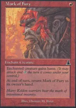 4x Mark of Fury ~ Lightly Played Urza's Destiny MTG Magic x4 4 UltimateMTG Plays - Image 1