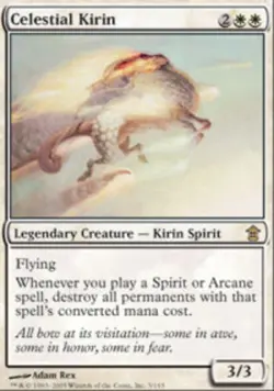 Celestial Kirin ~ Moderately Played Saviors of Kamigawa MTG Magic UltimateMTG Wh - Image 1