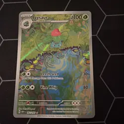 Ivysaur - 167/165 Illustration Rare Pokemon Scarlet & Violet 151 ref#178 - Image 1
