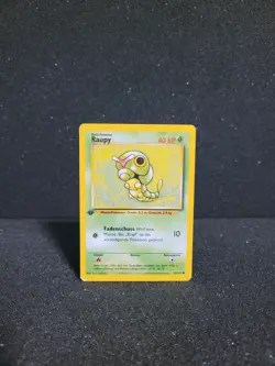 Pokemon Karte Raupy - 1. Edition - 45/102 Basis Set - Image 1