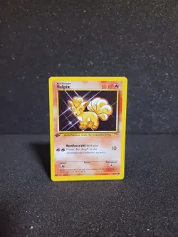 Pokemon Karte Vulpix - 1. Edition - 68/102 Basis Set - Image 1