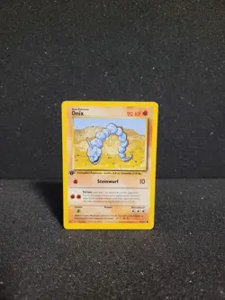 Pokemon Karte Onix - 1. Edition - 56/102 Basis Set - Image 1