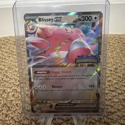 Pokemon TCG - Blissey ex 134/167 Twilight Masquerade Stamped Promo - Image 1