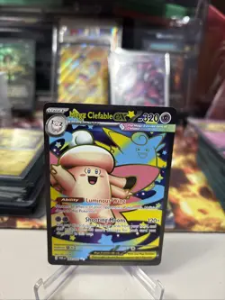 POKEMON Mega Clefeble EX 103/088 ULTRA RARE FULL ART HOLO Perfect Order NM✨ - Image 2