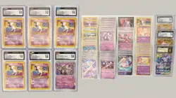 Pokemon Mew & Mewtwo Binder Lot | CGC 10 Black Star Promo, Holo, Vintage, Modern - Image 1