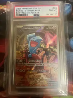 Pokemon TCG Team Rockets Wobbuffet 203 - Image 1