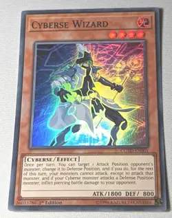 Cyberse Wizard COTD-EN001 Super rare Yu-Gi-Oh Card NM - Image 1