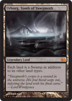 Moderate Play, English MTG Foil Urborg, Tomb of Yawgmoth - Foil From the Vault: - Image 1