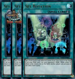 Yugioh! 3x Set Rotation RA03-EN065 Ultra Rare 1st Ed NM - Image 1
