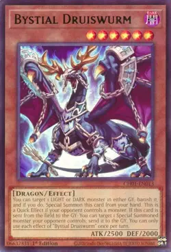 Bystial Druiswurm - CH01-EN013 - NM - Ultra Rare - 1st edition - Yugioh - Image 1