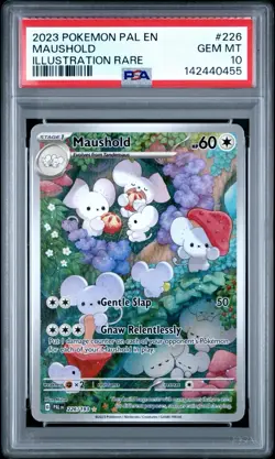 PSA 10 MAUSHOLD 226/193 | Paldean Fates IR Full Art Graded Pokemon Card - Image 1