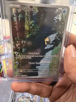Pokemon TCG - PSYDUCK 175/165 SCARLET VIOLET 151 Holo Illustration Rare Card - Image 5