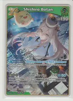 Shishiro Botan - Double Rare Hololive Card hBP03-021 RR - Image 1