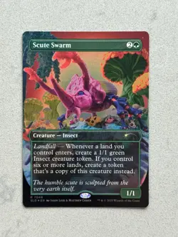 Scute Swarm #7048 (Rainbow Foil) Secret Lair Play-Doh Extra Life SLD MTG - Image 1