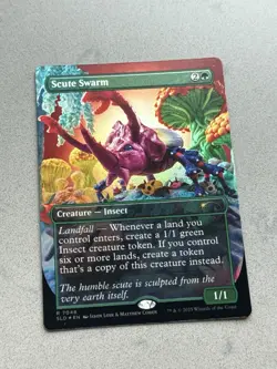 Scute Swarm #7048 (Rainbow Foil) Secret Lair Play-Doh Extra Life SLD MTG - Image 2