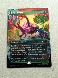 Scute Swarm #7048 (Rainbow Foil) Secret Lair Play-Doh Extra Life SLD MTG - Image 3