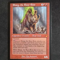 Wizards of the Coast Magic: The Gathering Ilharg, the Raze-Boar Red Regular - Image 1