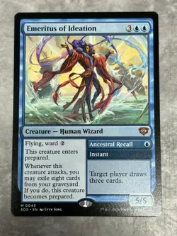 Magic The Gathering - Secrets Of Strixhaven - Emeritus of Ideation Regular MTG - Image 1