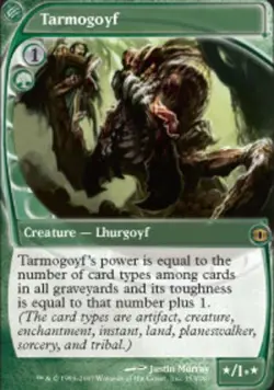 [1x] Tarmogoyf - Foil Played, English Future Sight MTG Magic - Image 1