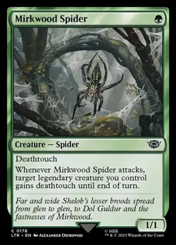 [MTG] Mirkwood Spider (Foil) (0178) (LTR) LP-HP - Image 1