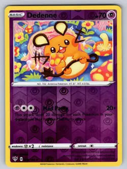 Dedenne 078/189 Reverse Holo Uncommon Darkness Ablaze Pokemon NM - LP - Image 1