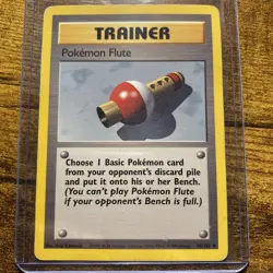 Pokemon TCG Pokemon Flute Base Set 86/102 Regular Unlimited Uncommon - Image 1