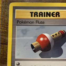 Pokemon TCG Pokemon Flute Base Set 86/102 Regular Unlimited Uncommon - Image 2