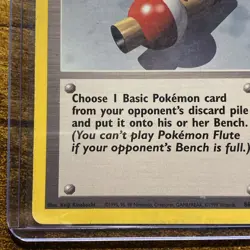 Pokemon TCG Pokemon Flute Base Set 86/102 Regular Unlimited Uncommon - Image 5