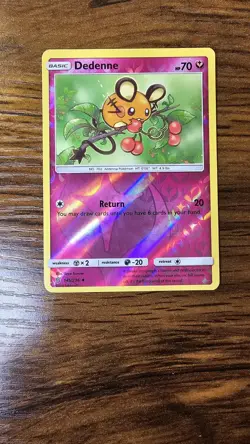 Dedenne 145/236 Reverse Holo Sun & Moon Unified Minds Pokemon TCG - Image 1