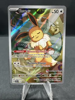 Eevee Pokemon Center 173 Scarlet & Violet Black Star Promo Near Mint - Image 1