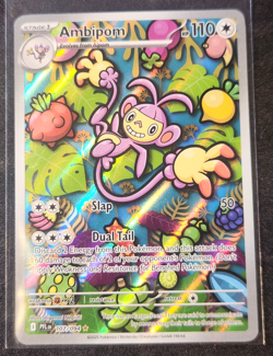 2025 AMBIPOM Pokemon TCG Mega Evolutions Phantasmal Flames #107 Ill. RARE NM - Image 1