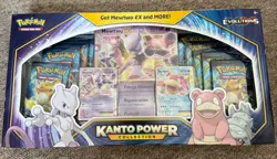 Pokemon Kanto Power Collection Box XY Evolutions Mewtwo/Slowbro EX Sealed - Image 1
