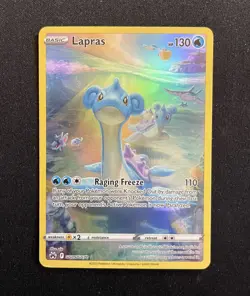 Pokemon Lapras Ultra Rare Crown Zenith: Galarian Gallery GG05/GG70 NM Holo - Image 1