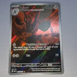 Scizor 205/197 SV03 Obsidian Flames Illustration Rare Full Art Holo - Image 1