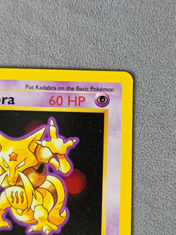Kadabra 32/102 1st Edition GRAY GREY STAMP Pokemon Base Set - Image 4