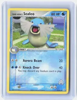 Team Aqua's Sealeo 31/95 Uncommon Team Magma vs Team Aqua Pokemon Near Mint - Image 1