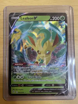 Leafeon V - 007/203 - Pokemon Evolving Skies Sword & Shield Ultra Rare Card NM - Image 1