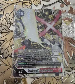 Digimon Card Game Shoutmon X7: Superior Mode BT12-112 SEC Across Time Near Mint - Image 1