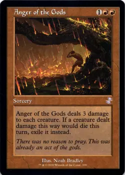 Anger of the Gods RETRO FRAME Time Spiral Remastered Magic MTG NM - Image 1