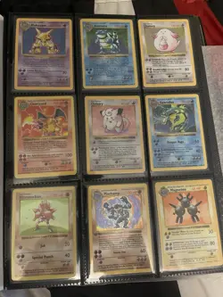 Pokemon Binder Complete Shadowless base Set Collection All Cards In NM To LP - Image 3
