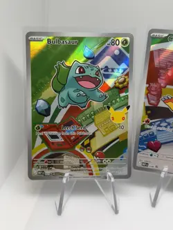 First Partner Illustration Collection Series 1 Kanto Starters Pokemon NM - Image 3