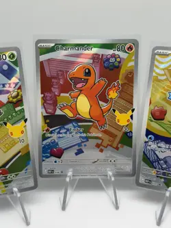 First Partner Illustration Collection Series 1 Kanto Starters Pokemon NM - Image 4
