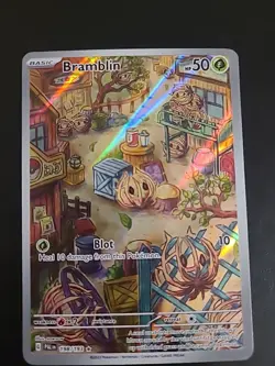 Bramblin 198/193 Illustration Rare Full Art - Pokemon Paldea Evolved NM - Image 1