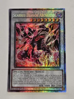 Scarred Dragon Archfiend RA05-EN044 Starlight Rare Yugioh Rarity Collection 5 - Image 1