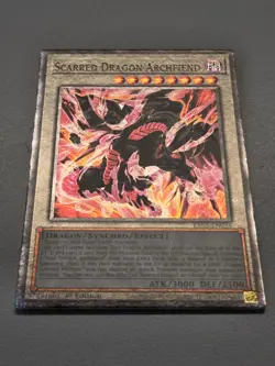 Scarred Dragon Archfiend RA05-EN044 Starlight Rare Yugioh Rarity Collection 5 - Image 2